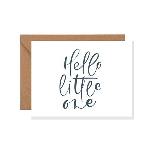 "Hello Little One" Baby Shower/Baby Cards, Greeting Card