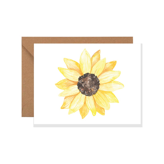 Sunflower, Sunshine, Thinking Of You Card, Get Well Soon Card, Sympathy Card, Every Day Greeting Card, Mother's Day