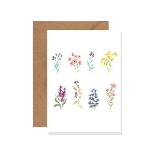 Wild Flower Every Day Greeting Card, Thinking of You, Sympathy, Mother's Day