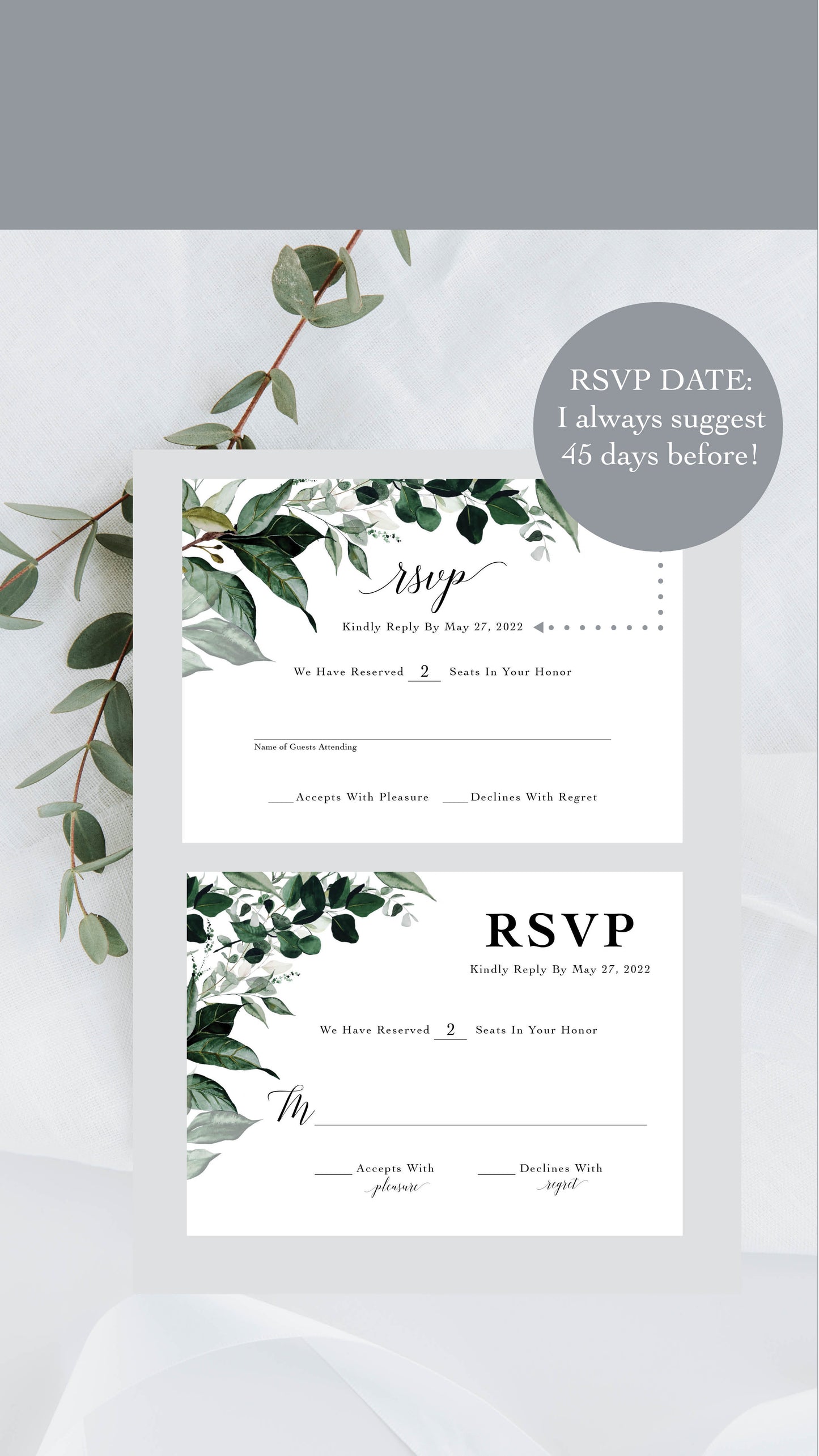 RSVP Card