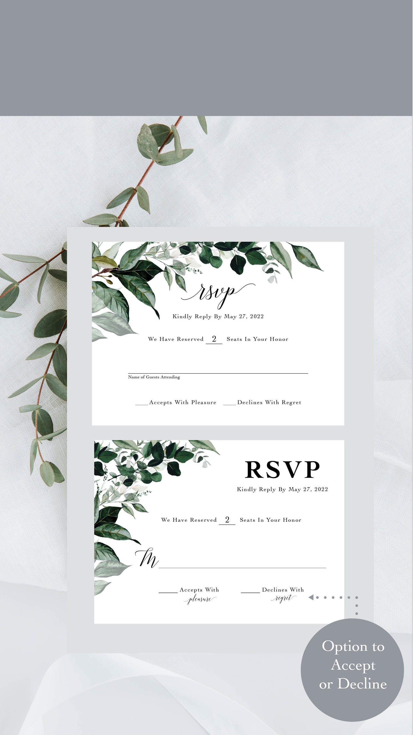 RSVP Card