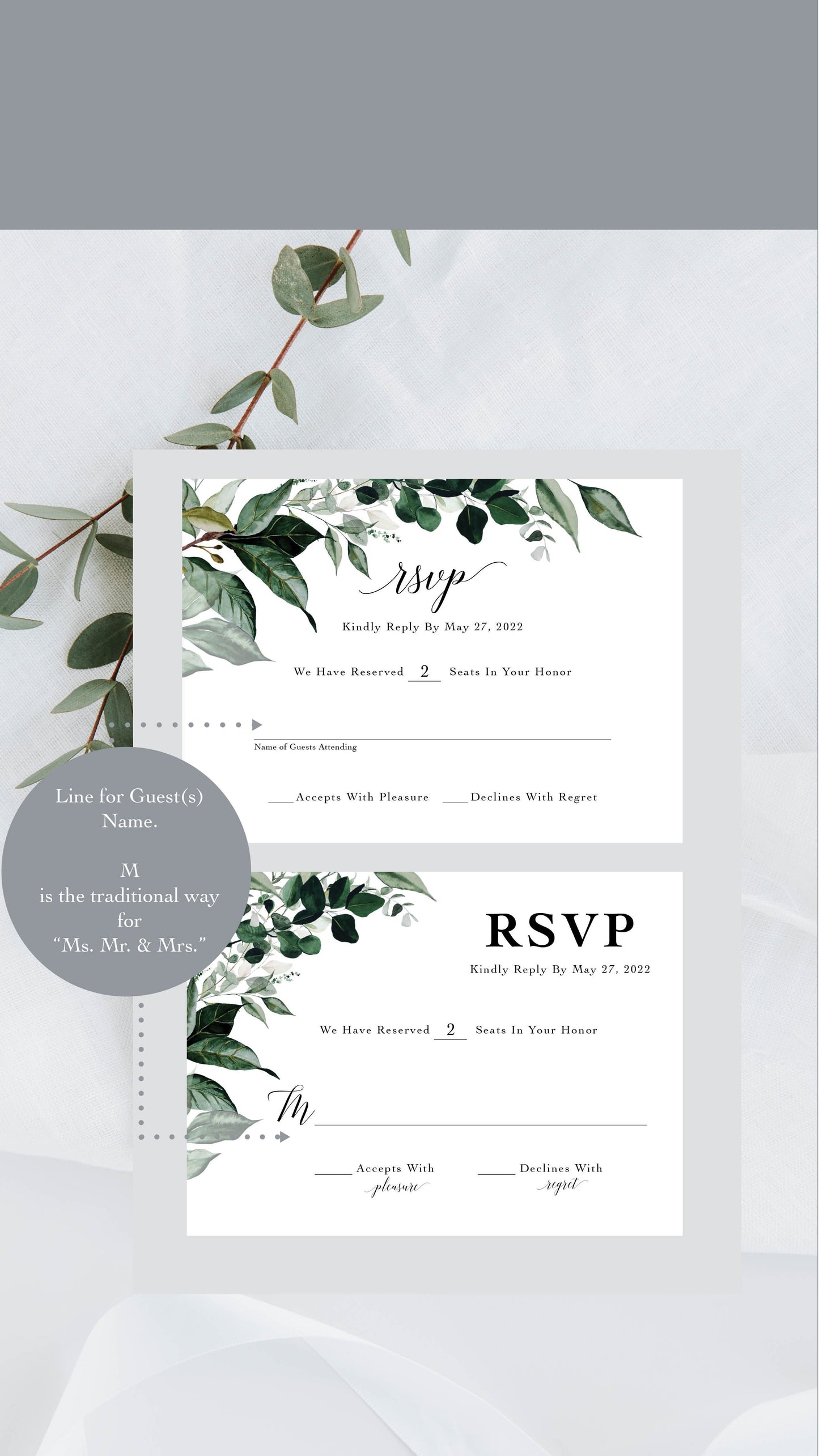 RSVP Card