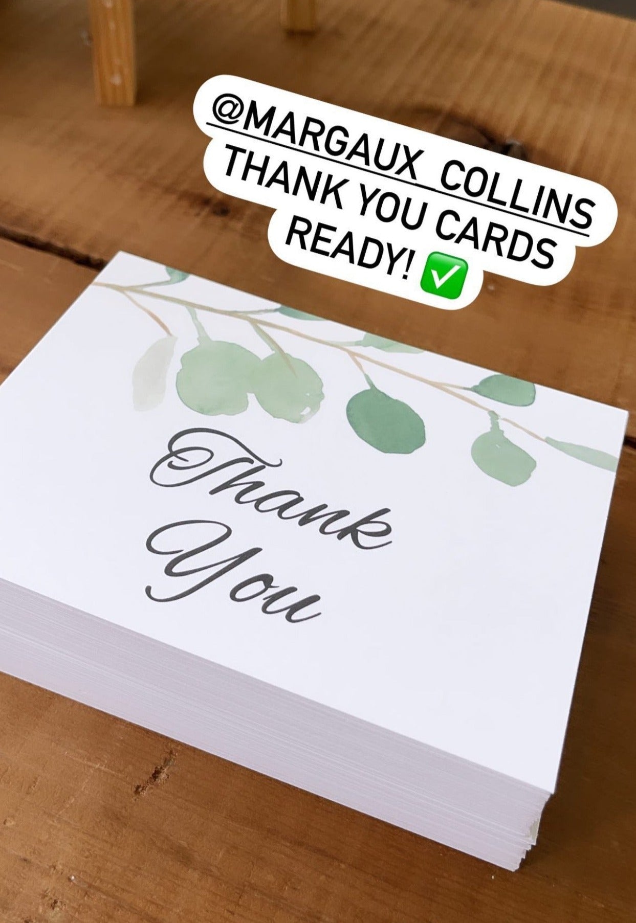 Thank You Flat Cards