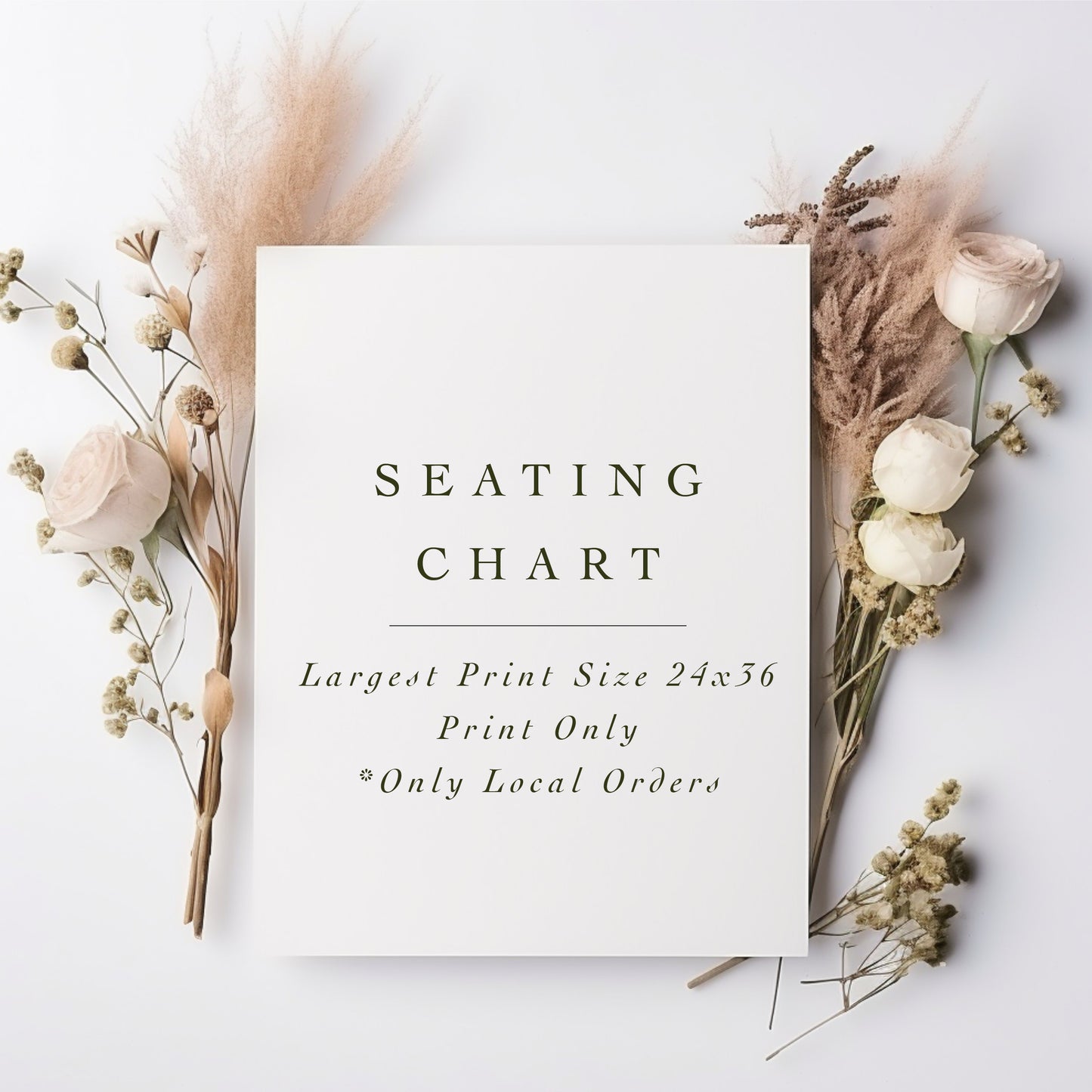 Seating Chart Print