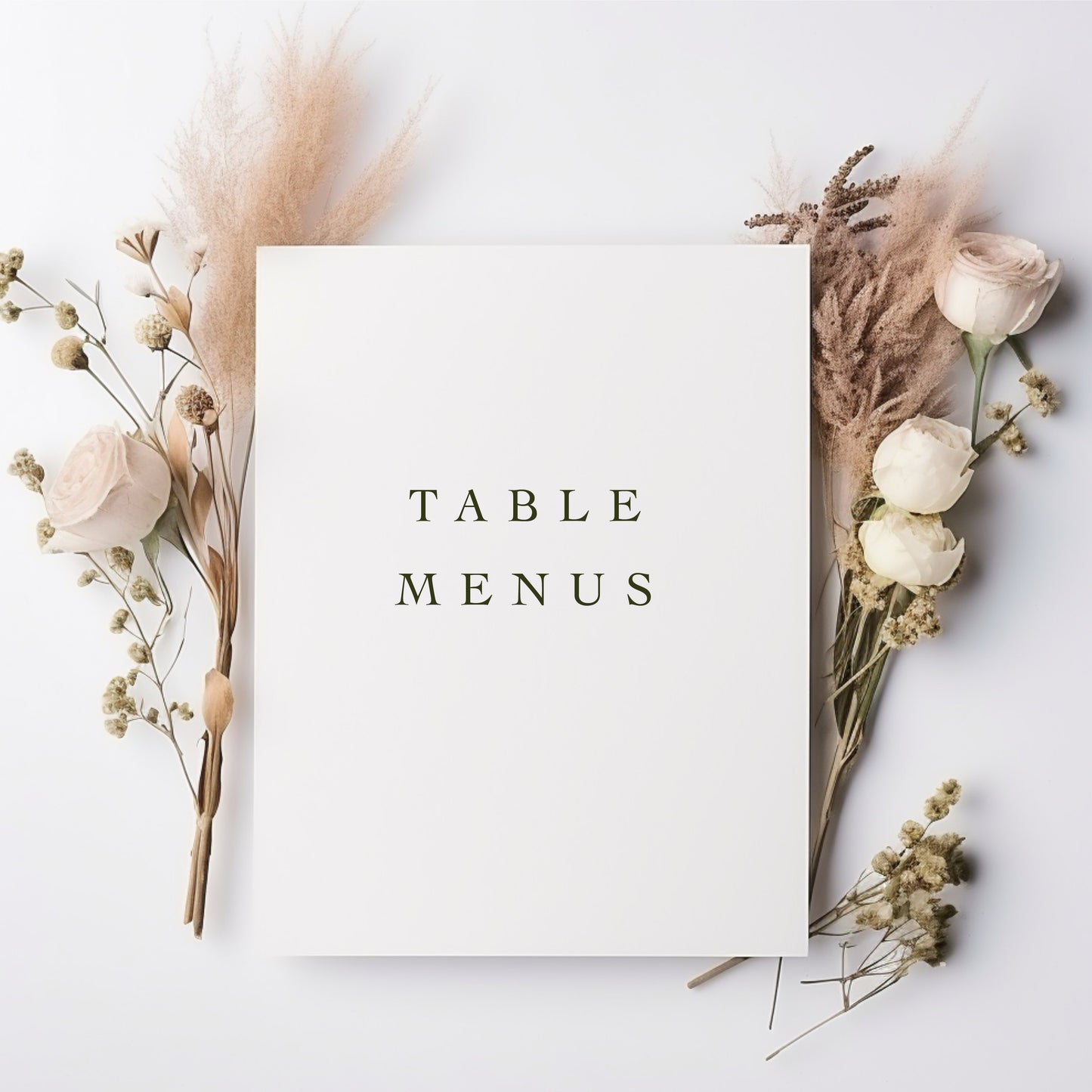 Table Menus