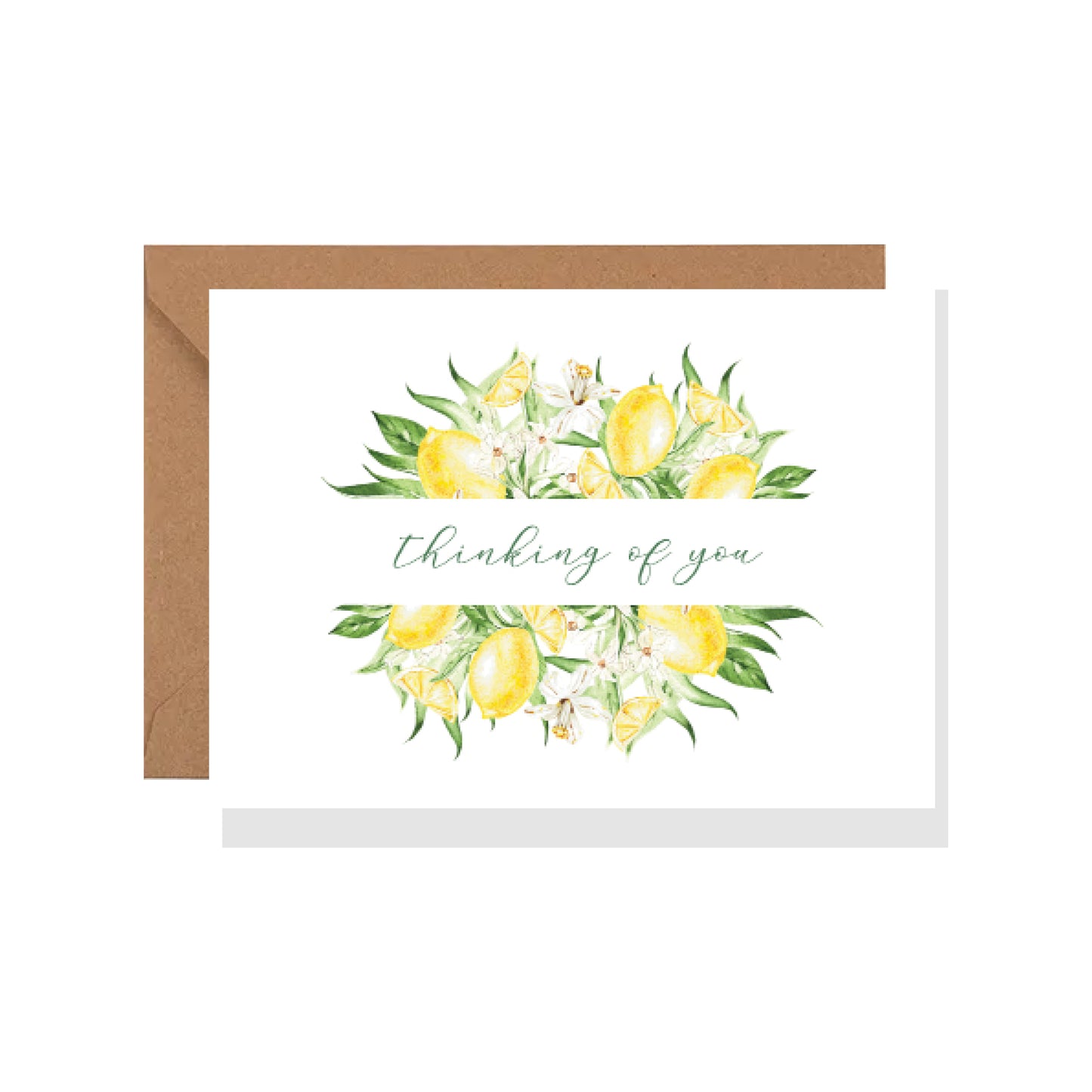 Thinking of You Lemon Greeting Card