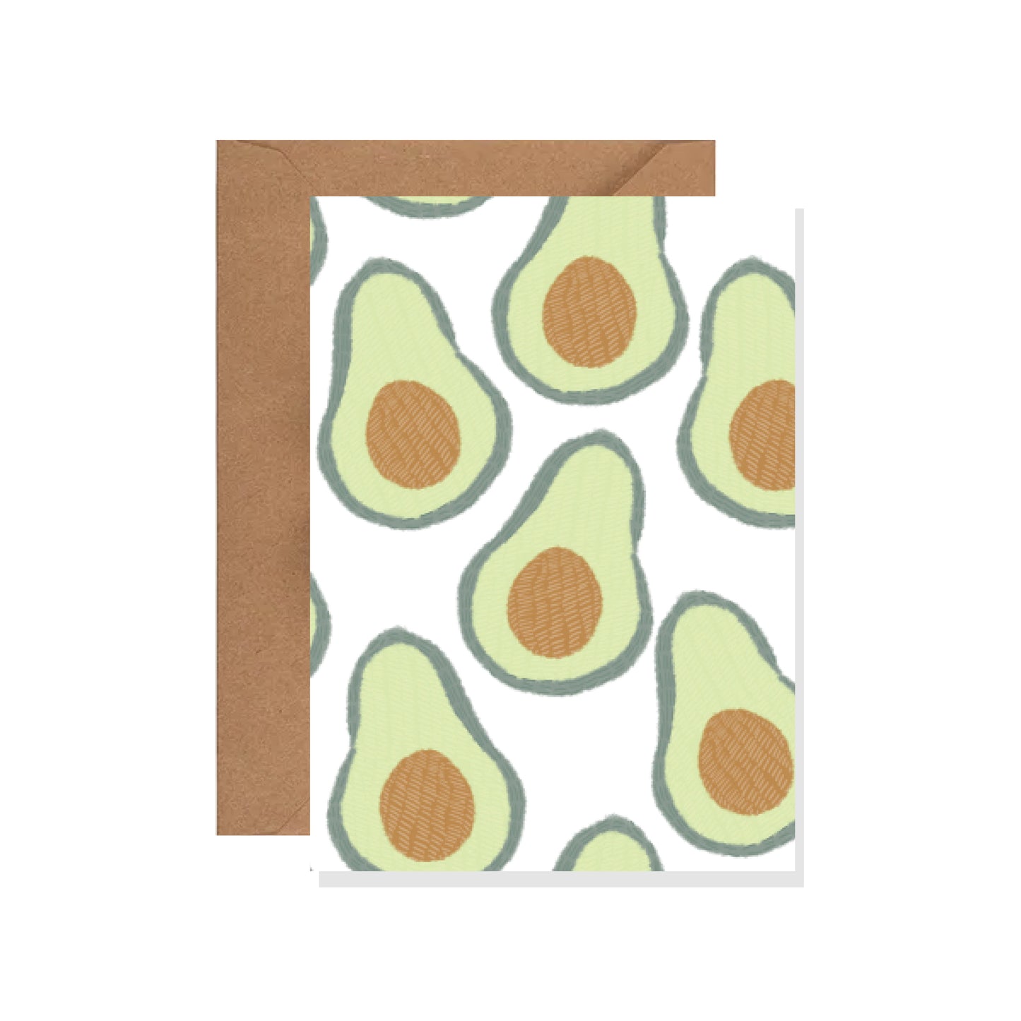 Avocado Greeting Card