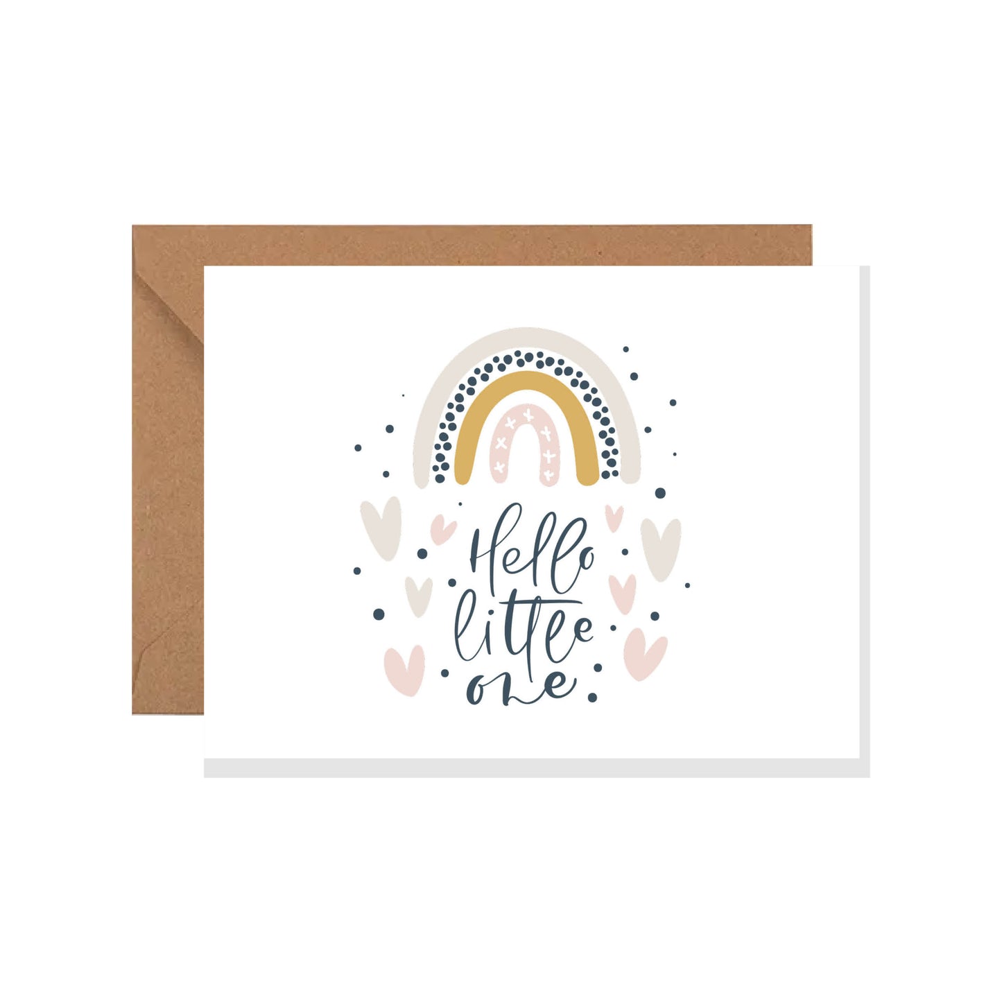 "Hello Little One" Baby Shower/Baby Cards, Greeting Card