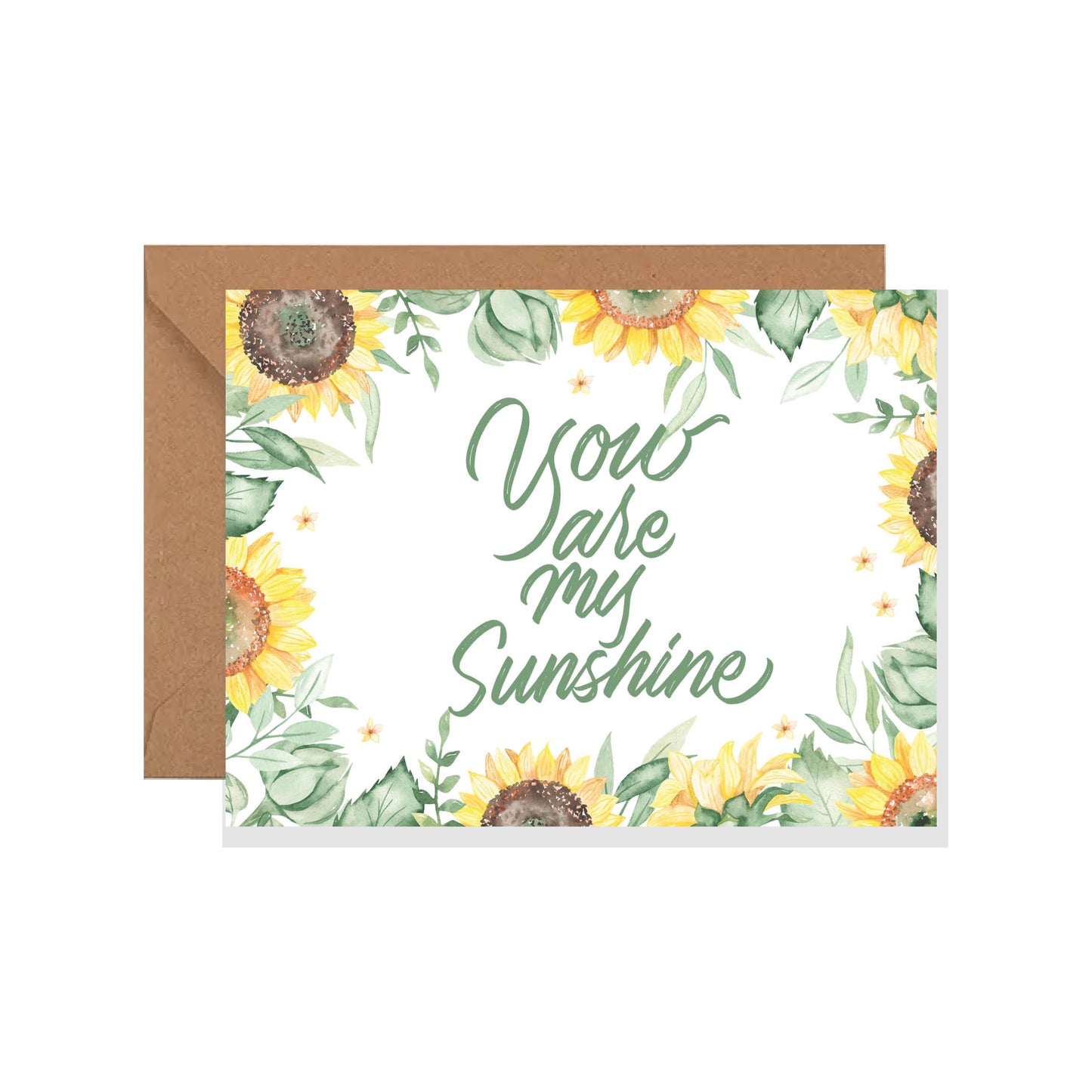 Sunflower, Sunshine, Thinking Of You Card, Get Well Soon Card, Sympathy Card, Every Day Greeting Card, Mother's Day