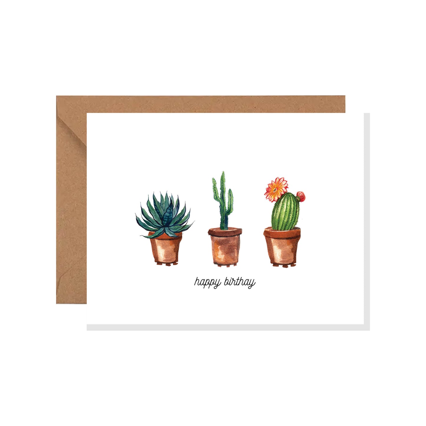 Succulent Greeting Cards, Plants, Cactus, Flowers, Every Day Greeting Card, Birthday, Thank You, Anniversary, Congrats Greeting Cards