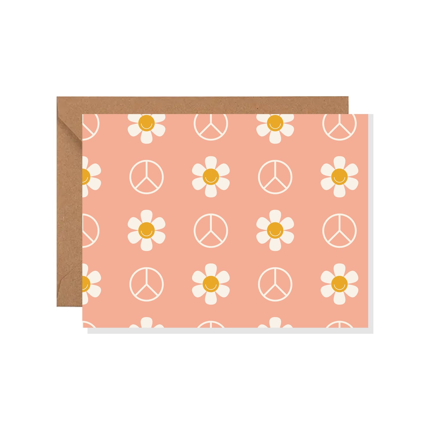 Boho Groovy Greeting Card