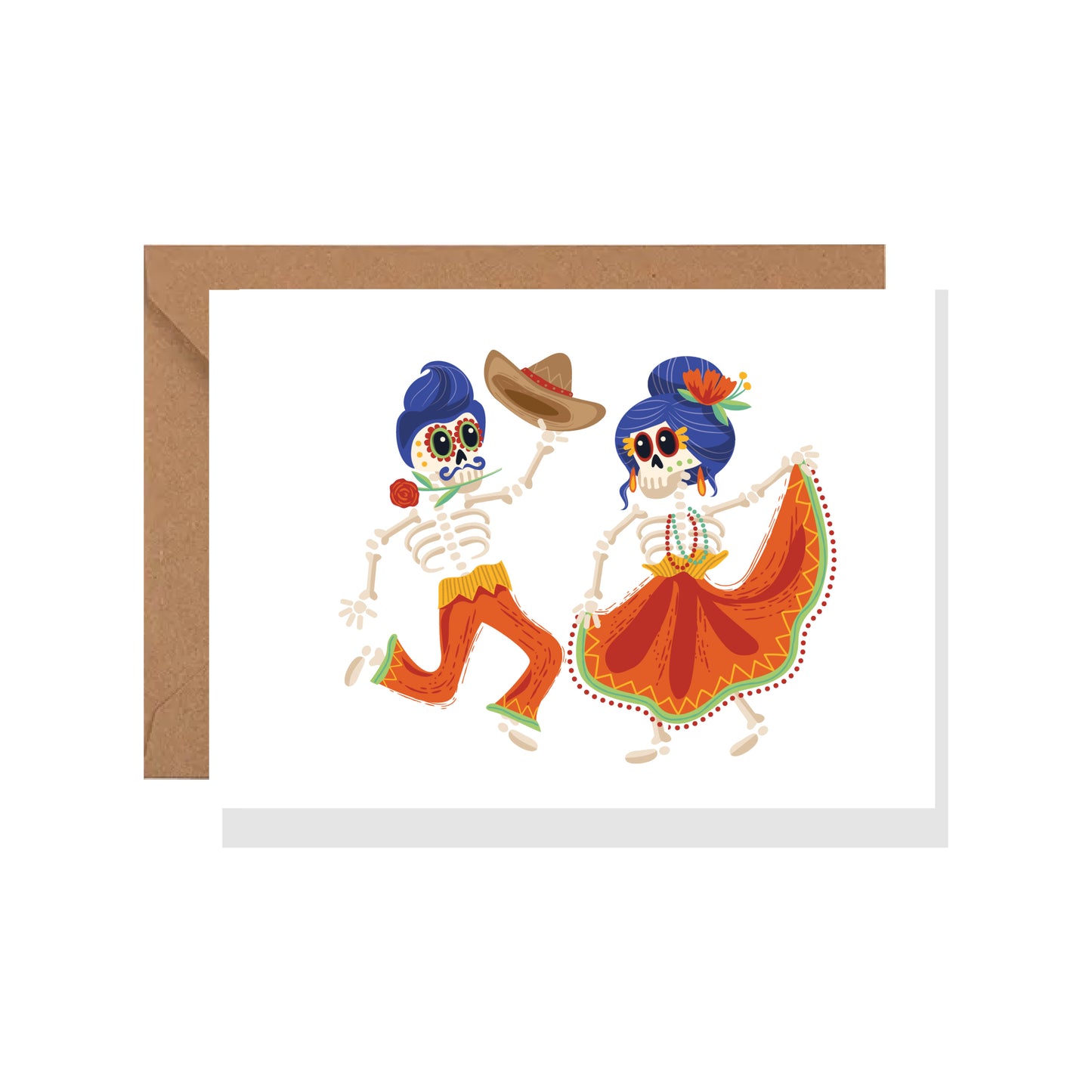 Cinco De Mayo Greeting Card, Sugar Skull