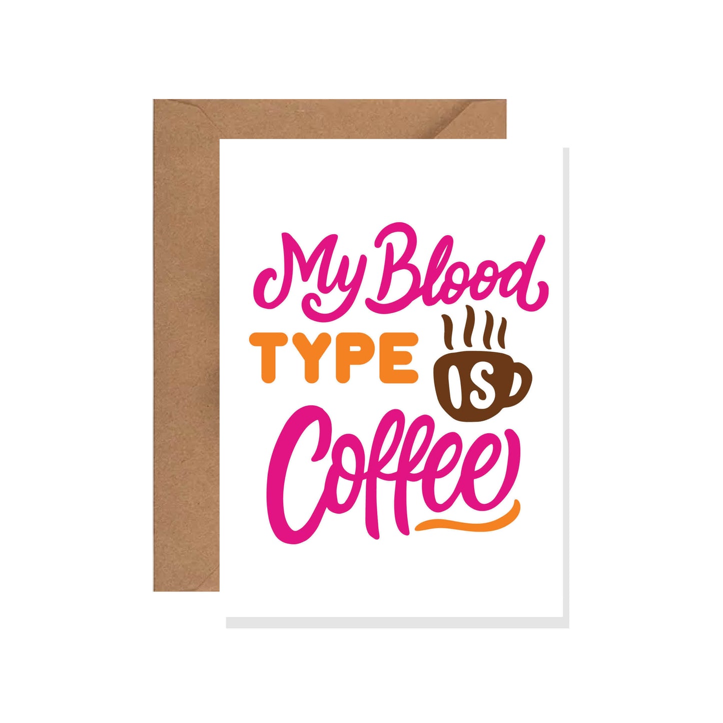 Blank Coffee Card, Every Day Greeting Cards-Great for Teachers & Work