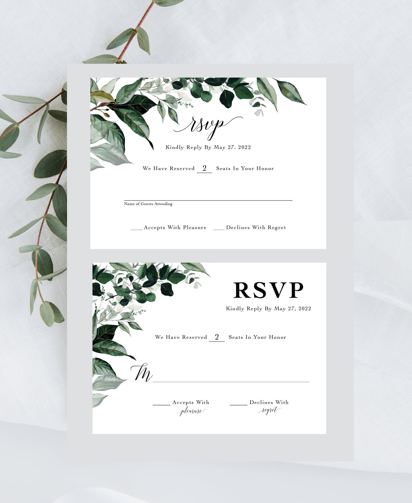 RSVP Card