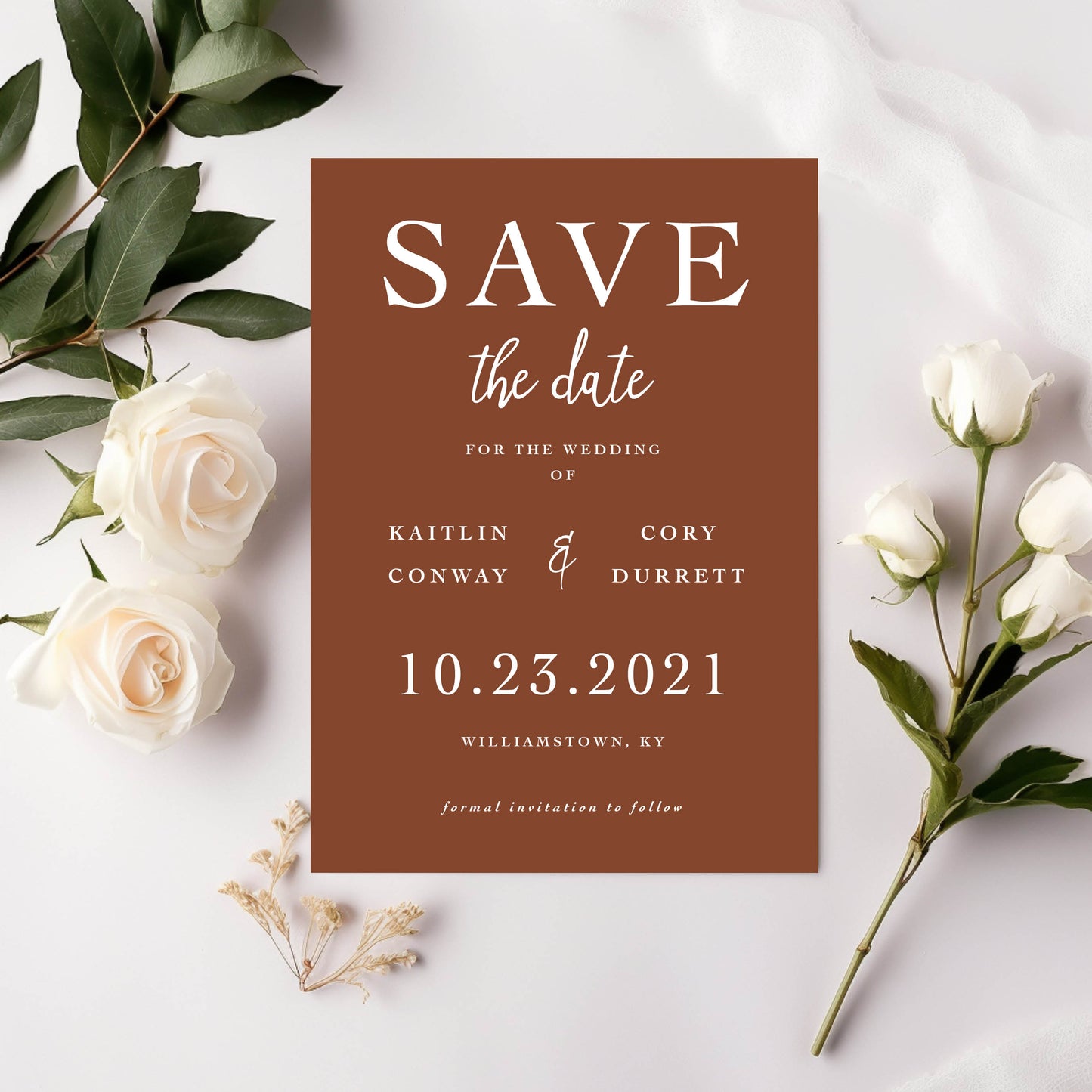 Custom Save the Date