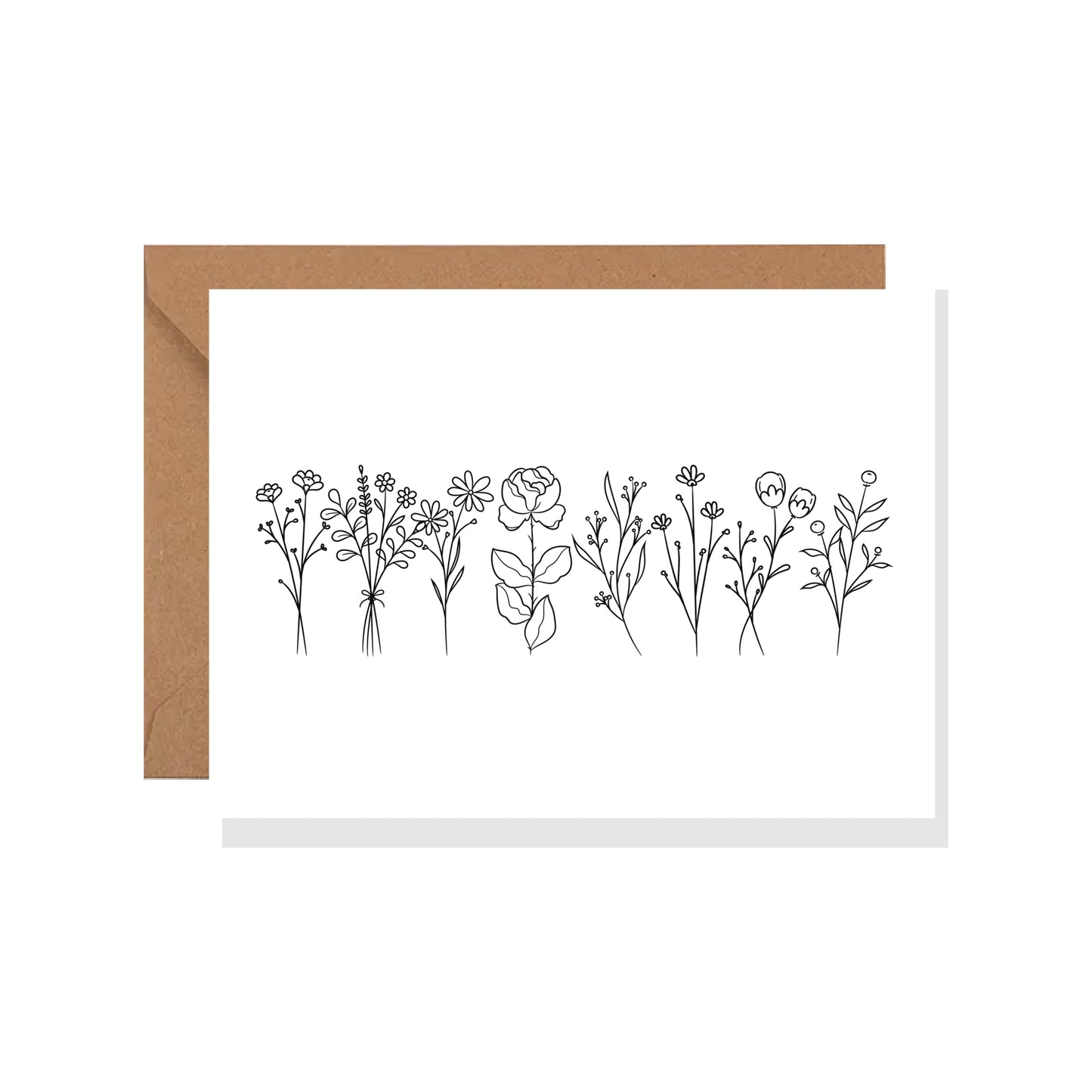 Wild Flower Every Day Greeting Card, Thinking of You, Sympathy, Mother's Day